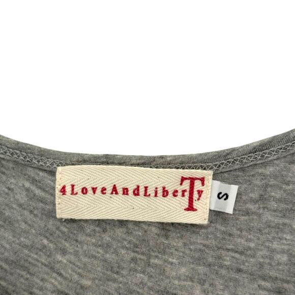 Johnny Was 4 Love And Liberty Tiered Tank Maxi Dress Grey/Cream Size Small S - Picture 3 of 8